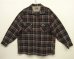 画像1: 60'S PENDLETON "BOARD SHIRT" ウール オープンカラーシャツ チェック柄 USA製 (VINTAGE) (1)