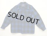 60'S PENDLETON "BOARD SHIRT" ウール オープンカラーシャツ チェック柄 USA製 (VINTAGE)