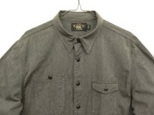 他の写真1: RRL ガチャポケ マチ付き ブラックシャンブレー ワークシャツ ソルト&ペッパー (USED)