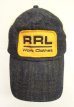 画像2: RRL 耳付きデニム トラッカーキャップ インディゴ (USED) (2)