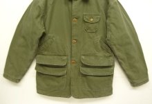 他の写真3: 90'S RALPH LAUREN 裏地付き 襟コーデュロイ ハンティングジャケット オリーブ (VINTAGE)