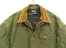 他の写真2: 90'S RALPH LAUREN 裏地付き 襟コーデュロイ ハンティングジャケット オリーブ (VINTAGE)