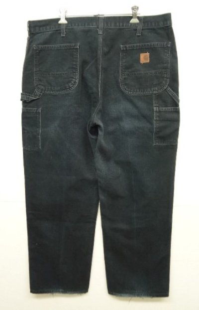 画像3: 00'S CARHARTT ダック ペインターパンツ ブラック W38L32 (VINTAGE)