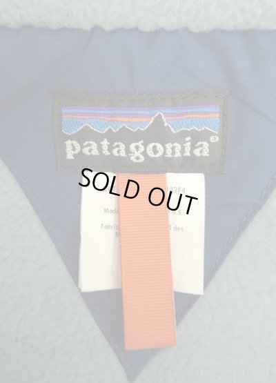 画像2: 00'S PATAGONIA 袖ロゴ ニューシェルドシンチラジャケット ブルー (VINTAGE)