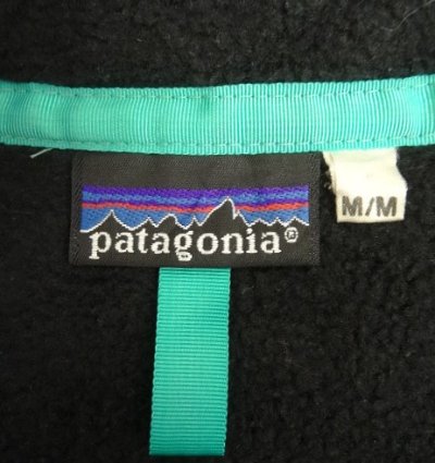 画像2: 90'S PATAGONIA ”SNAP-T" 旧タグ スナップT ブラック/レッド カナダ製 (VINTAGE)