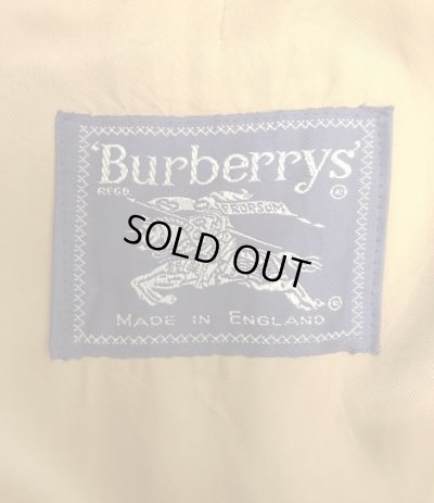 画像2: 90'S BURBERRYS "COTTON100%" 裏地付き ワイドAライン バルマカーンコート ダークカーキ イングランド製 (VINTAGE)