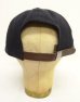 画像4: COOPERSTOWN BALL CAP "SOLID WOOL CAP" 汗止め＆バックストラップレザー製 ウールキャップ ネイビー USA製 (NEW)