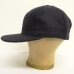 画像3: COOPERSTOWN BALL CAP "SOLID WOOL CAP" 汗止め＆バックストラップレザー製 ウールキャップ ネイビー USA製 (NEW)