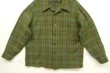 他の写真3: 60'S PENDLETON "SIR PENDLETON" ウール 長袖 オープンカラーシャツ チェック柄 USA製 (VINTAGE)