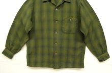 他の写真3: 60'S PENDLETON "SIR PENDLETON" ウール 長袖 オープンカラーシャツ オンブレチェック USA製 (VINTAGE)