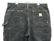 他の写真3: CARHARTT ダブルニー ダック ペインターパンツ フェードブラック W38L34 USA製 (VINTAGE)