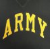 画像3: 90'S RUSSELL ATHLETIC "ARMY" 前Vガゼット付き クルーネック スウェットシャツ ブラック USA製 (VINTAGE) (3)