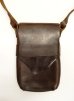 画像2: FERNAND LEATHER "KELLY POUCH" オールレザー ショルダーバッグ ブラウン USA製 (USED) (2)