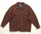 90'S PENDLETON "BOARD SHIRT" ウール オープンカラーシャツ チェック柄 メキシコ製 (VINTAGE)