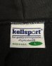 画像2: 90'S KELLSPORT ハーフジップ プルオーバー スウェットパーカー フェードブラック USA製 (VINTAGE) (2)