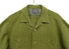 他の写真1: 60'S PENDLETON "BOARD SHIRT" ウール オープンカラーシャツ オリーブ USA製 (VINTAGE)