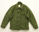 60'S アメリカ軍 US NAVY "A-2" デッキジャケット ミリタリーグリーン (VINTAGE)