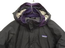 他の写真1: 90'S PATAGONIA フード付き リップストップナイロン ジャケット ブラック/パープル (VINTAGE)