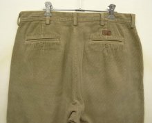 他の写真3: 90'S RALPH LAUREN "ANDREW PANT" ツープリーツ 太畝 コーデュロイパンツ ベージュ W35L30 (VINTAGE)