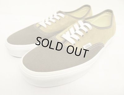 画像1: VANS "SALES SAMPLE" AUTHENTIC キャンバス/スウェード スニーカー ブラウン/ベージュ (一点物/NEW)