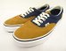 画像1: VANS "SALES SAMPLE" ERA コーデュロイ/キャンバス スニーカー ブラウン/ネイビー (一点物/NEW) (1)