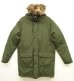 画像1: BARBOUR 3クレスト "GUSTNADO JACKET" 中綿入り N-3Bジャケット オリーブ (VINTAGE) (1)