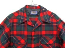 他の写真1: 70'S PENDLETON "BOARD SHIRT" ウール オープンカラーシャツ チェック柄 USA製 (DEADSTOCK)