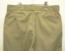 他の写真3: 90'S DICKIES 874 ワークパンツ ベージュ 42TALONジップ W38L32 USA製 (VINTAGE)