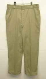 90'S DICKIES 874 ワークパンツ ベージュ 42TALONジップ W38L32 USA製 (VINTAGE)