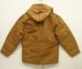 画像5: CARHARTT "TRADITIONAL COAT" フード付き 裏地キルティング ダックジャケット ブラウン USA製 (VINTAGE) (5)