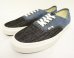 画像1: VANS "SALES SAMPLE" AUTHENTIC デニム スニーカー インディゴ/ライトインディゴ (一点物/NEW) (1)