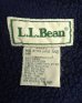 画像2: 90'S LL Bean 中綿THINSULATE入り 裏ボア付き ナイロンジャケット ネイビー (VINTAGE) (2)