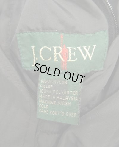 画像2: 90'S J.CREW 旧タグ リバーシブル 中綿入り ジャケット ブラック/カーキ (VINTAGE)