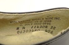 他の写真2: 90'S アメリカ軍 US NAVY "WOLVERINE WORLD WIDE INC製" ラバーソール サービスシューズ (DEADSTOCK)