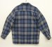 画像3: 90'S PENDLETON "BOARD SHIRT" ウール オープンカラーシャツ ブルーチェック (VINTAGE) (3)