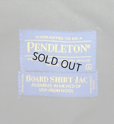 画像2: 90'S PENDLETON "BOARD SHIRT" ウール オープンカラーシャツ レッドチェック (VINTAGE)