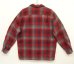 画像3: 90'S PENDLETON "BOARD SHIRT" ウール オープンカラーシャツ レッドチェック (VINTAGE) (3)