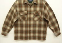 他の写真3: 90'S PENDLETON "BOARD SHIRT" ウール オープンカラーシャツ オンブレチェック (VINTAGE)