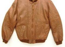 他の写真3: 80'S BANANA REPUBLIC 初期タグ 裏地付き レザージャケット ブラウン (VINTAGE)