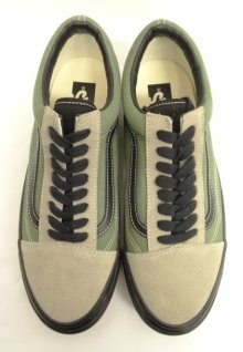 他の写真1: VANS "SALES SAMPLE" OLD SKOOL スウェード/キャンバス スニーカー ベージュ/オリーブ/ブラック (一点物/NEW)