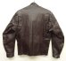 画像8: 70'S THIS GENUINE LEATHER GARMENT 裏地キルティング レザージャケット TALONジップ ダークブラウン (VINTAGE)