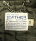 画像2: 70'S THIS GENUINE LEATHER GARMENT 裏地キルティング レザージャケット TALONジップ ダークブラウン (VINTAGE) (2)