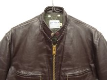 他の写真1: 70'S THIS GENUINE LEATHER GARMENT 裏地キルティング レザージャケット TALONジップ ダークブラウン (VINTAGE)