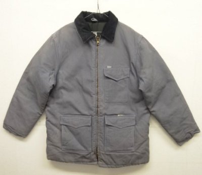 画像1: 80'S CARHARTT  裏地キルティング ダックジャケット グレー USA製 (VINTAGE)