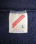 画像2: 80'S JERZEES ラグランスリーブ クルーネック スウェットシャツ ネイビー USA製 (VINTAGE) (2)