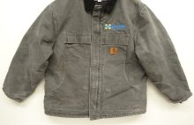 他の写真3: CARHARTT "TRADITIONAL COAT" 裏地キルティング ダックジャケット ダークグレー (VINTAGE)