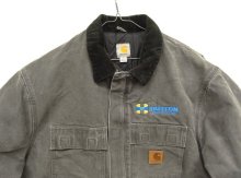 他の写真1: CARHARTT "TRADITIONAL COAT" 裏地キルティング ダックジャケット ダークグレー (VINTAGE)