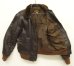 画像4: 70'S EDDIE BAUER "G-1" 黒タグ チンスト付き レザー フライトジャケット ブラウン (VINTAGE)