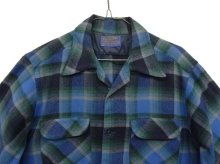 他の写真1: 70'S PENDLETON "BOARD SHIRT" ウール オープンカラーシャツ チェック柄 USA製 (VINTAGE)