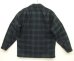 画像4: 70'S PENDLETON "BOARD SHIRT" ウール オープンカラーシャツ ブラックウォッチ USA製 (VINTAGE) (4)